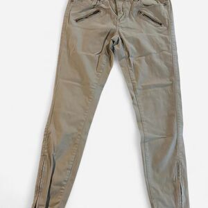 Buffalo David Bitton ankle grazer jeans, tan, Y2K size 28/6
